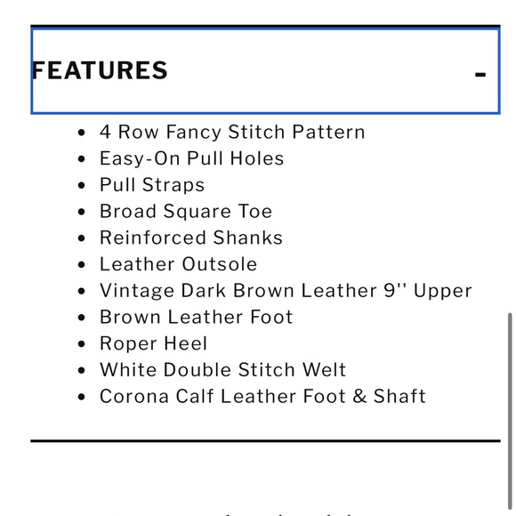 Old West Kids Leather Square Toe Cowboy Boots Sz 3 Western Country South - Picture 2 of 14